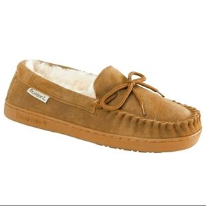 BearPaw brown men suede slippers flat size 12